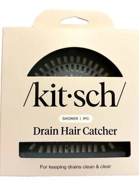 Kitsch Hair Catcher Shower Drain Prevents Clogs Silicone Fits Most Drains 6x6 In